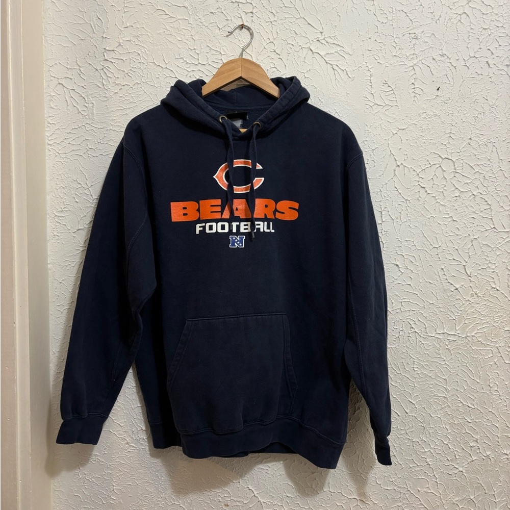 Men's Navy Y2K  Bears Football Hoodie